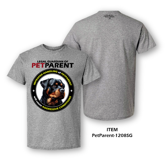 "Pet Parent" Rottweiler Tee